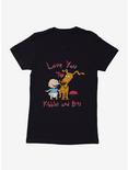 Rugrats Spike And Tommy I Love You To Kibbles And Bits Womens T-Shirt, BLACK, hi-res