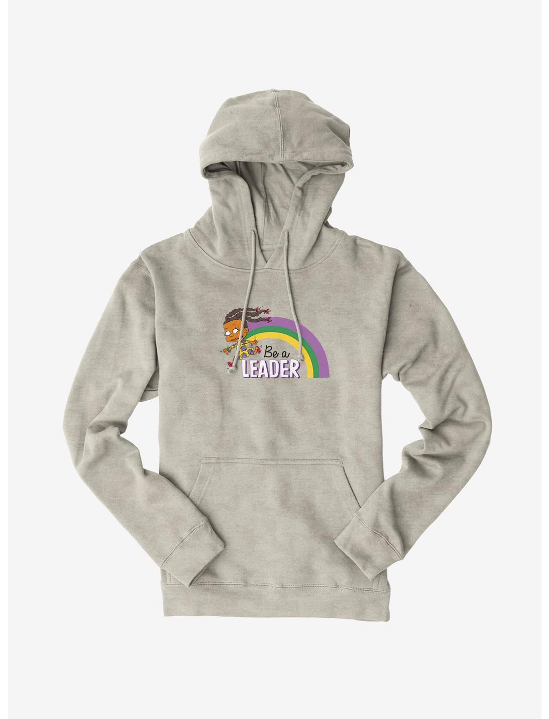 Rugrats Susie Carmichael Be A Leader Rainbow Hoodie, OATMEAL HEATHER, hi-res