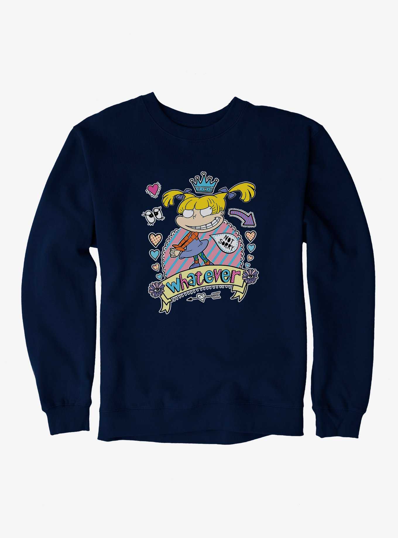 Rugrats Angelica Whatever, Not Sorry Sweatshirt, , hi-res