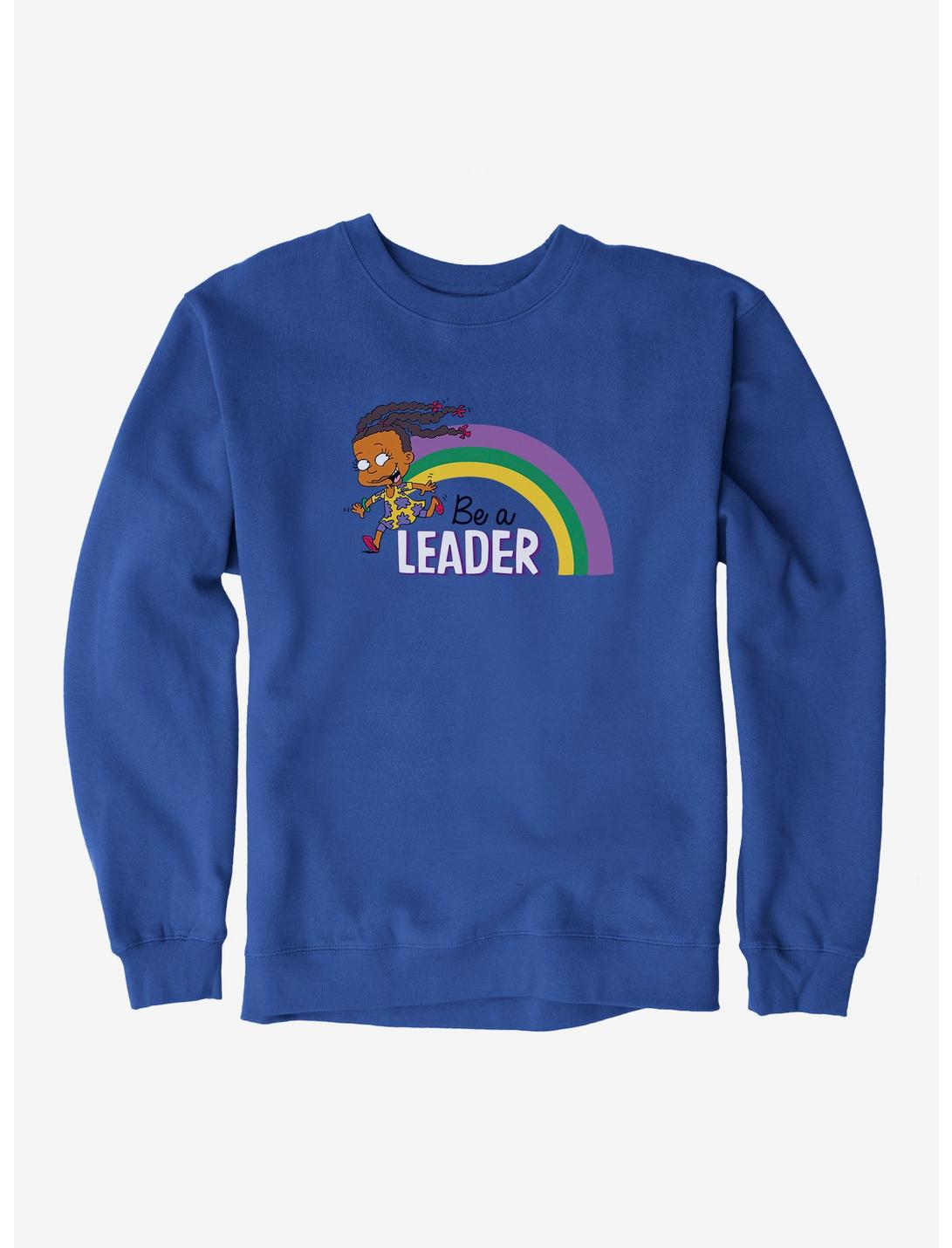 Rugrats Susie Carmichael Be A Leader Rainbow Sweatshirt, ROYAL BLUE, hi-res