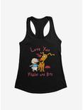 Rugrats Spike And Tommy I Love You To Kibbles And Bits Womens Tank Top, , hi-res