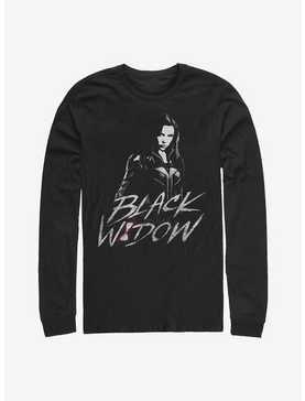 Marvel Black Widow Distress Widow Long-Sleeve T-Shirt, , hi-res