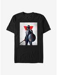 Marvel Black Widow Taskmaster Poster T-Shirt, BLACK, hi-res