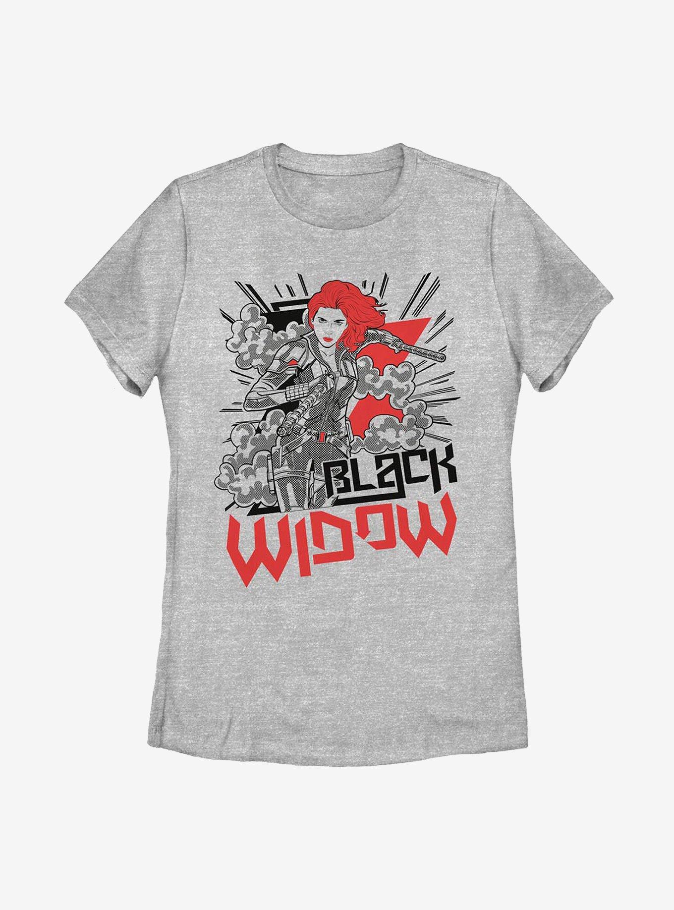 Marvel Black Widow Tone Womens T-Shirt, ATH HTR, hi-res