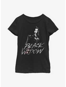 Marvel Black Widow Distress Widow Youth Girls T-Shirt, , hi-res