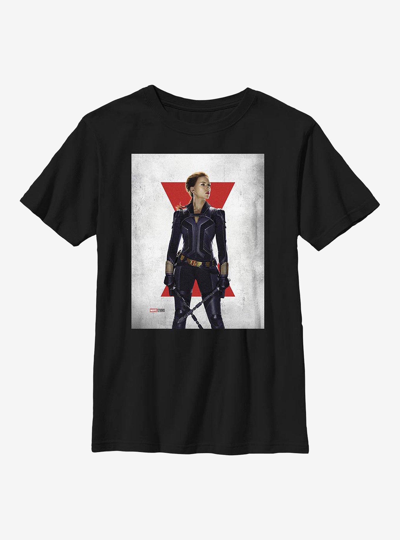 Marvel Black Widow Poster Youth T-Shirt, , hi-res
