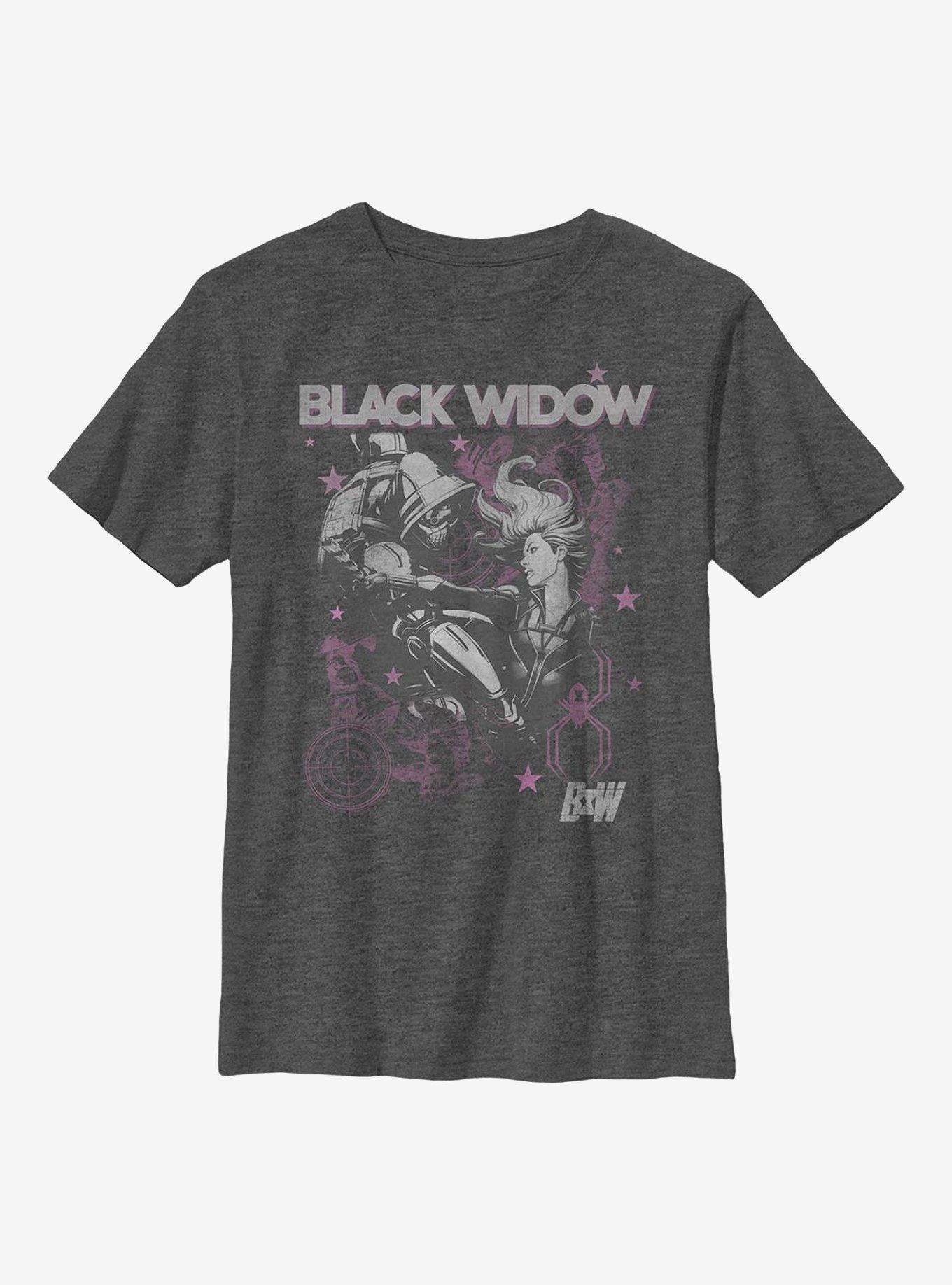 Marvel Black Widow Poster Youth T-Shirt, , hi-res