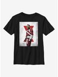 Marvel Black Widow Red Guardian Poster Youth T-Shirt, BLACK, hi-res