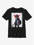 Marvel Black Widow Taskmaster Poster Youth T-Shirt, BLACK, hi-res
