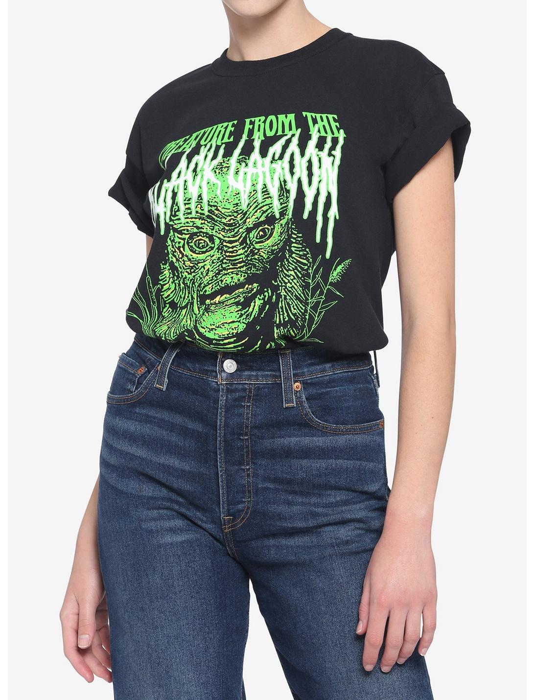 Universal Monsters Creature From The Black Lagoon 1993 Tour Girls Boyfriend Fit T-Shirt, MULTI, hi-res
