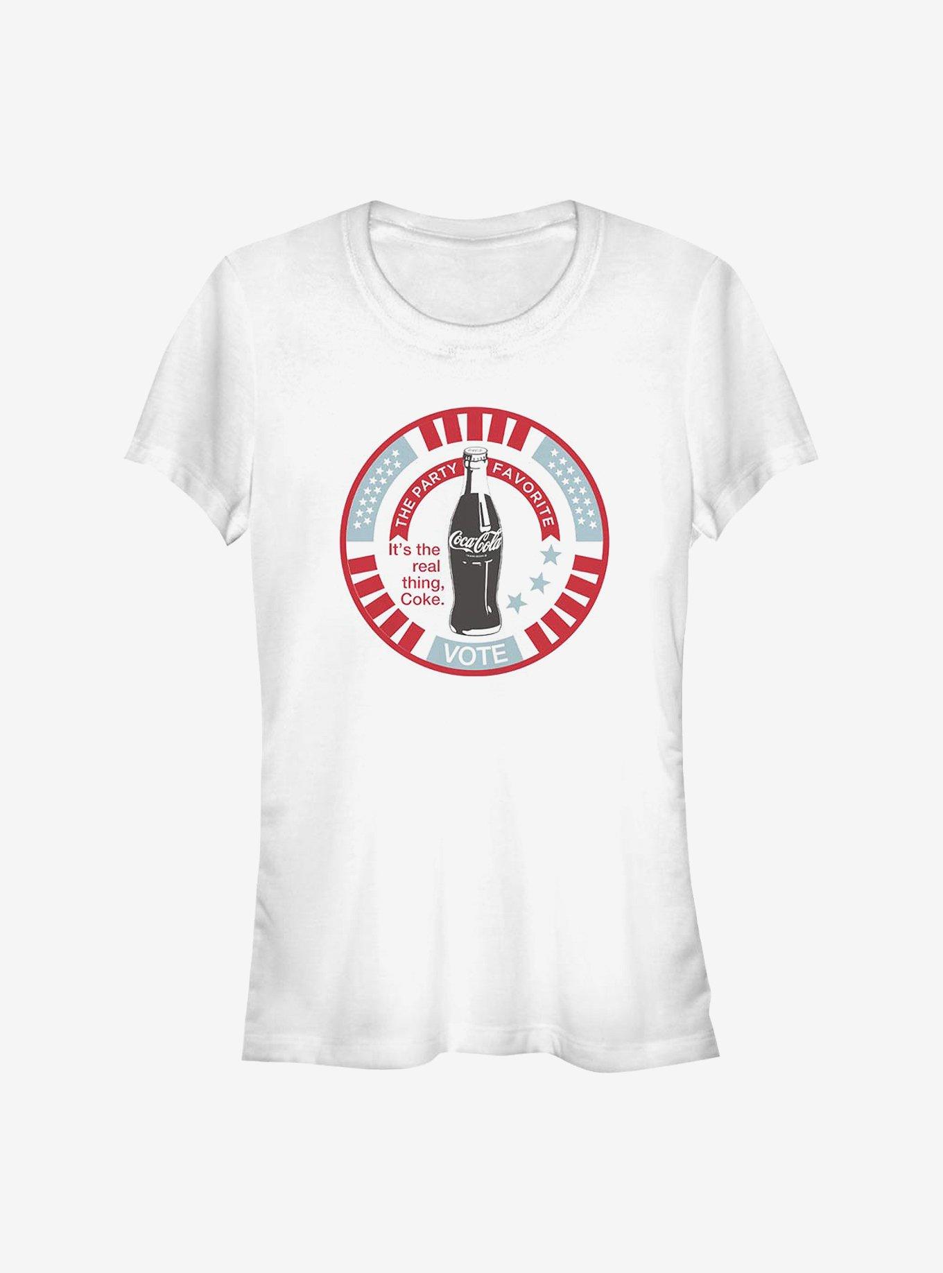 Coca-Cola Party Favorite Girls T-Shirt, WHITE, hi-res