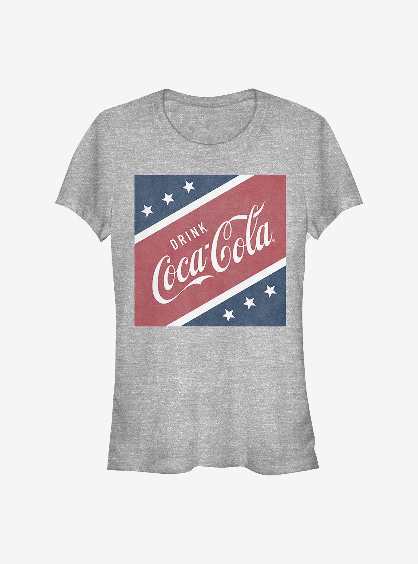Coca-Cola The U.S. Drink Girls T-Shirt, ATH HTR, hi-res