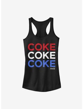 Coca-Cola Red White And Coke Girls Tank, , hi-res