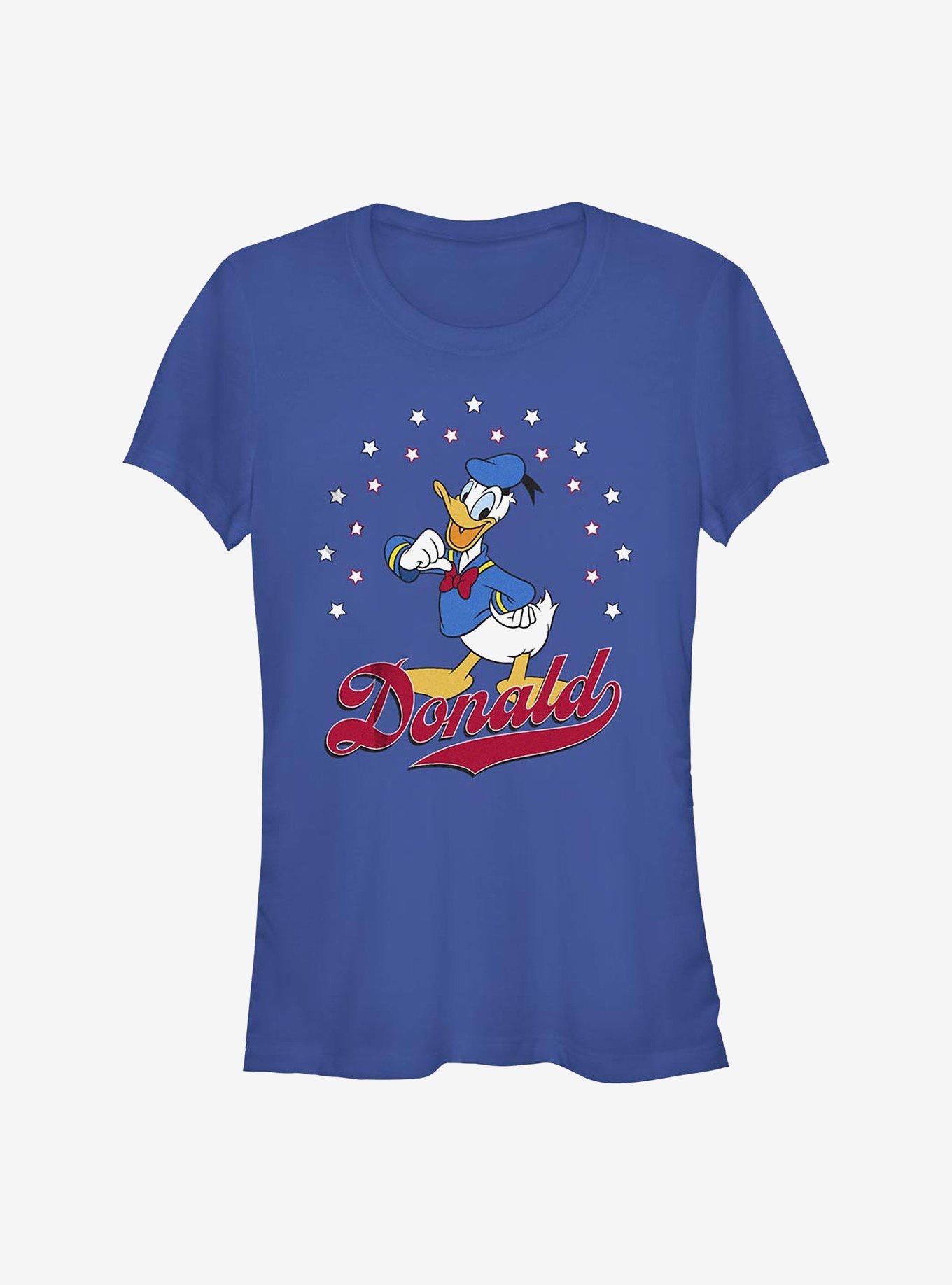 Disney Donald Duck Donald America Girls T-Shirt, ROYAL, hi-res