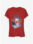 Disney Donald Duck Sailor Donald Traditional Girls T-Shirt, RED, hi-res