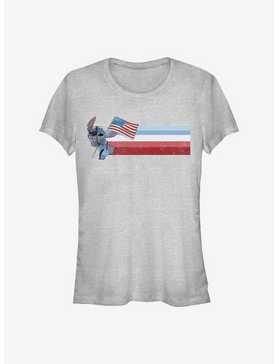 Disney Lilo & Stitch Flag Stitch Girls T-Shirt, , hi-res