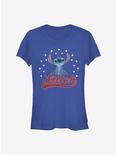 Disney Lilo & Stitch America Girls T-Shirt, ROYAL, hi-res
