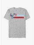 Disney Lilo & Stitch Flag Stitch T-Shirt, ATH HTR, hi-res
