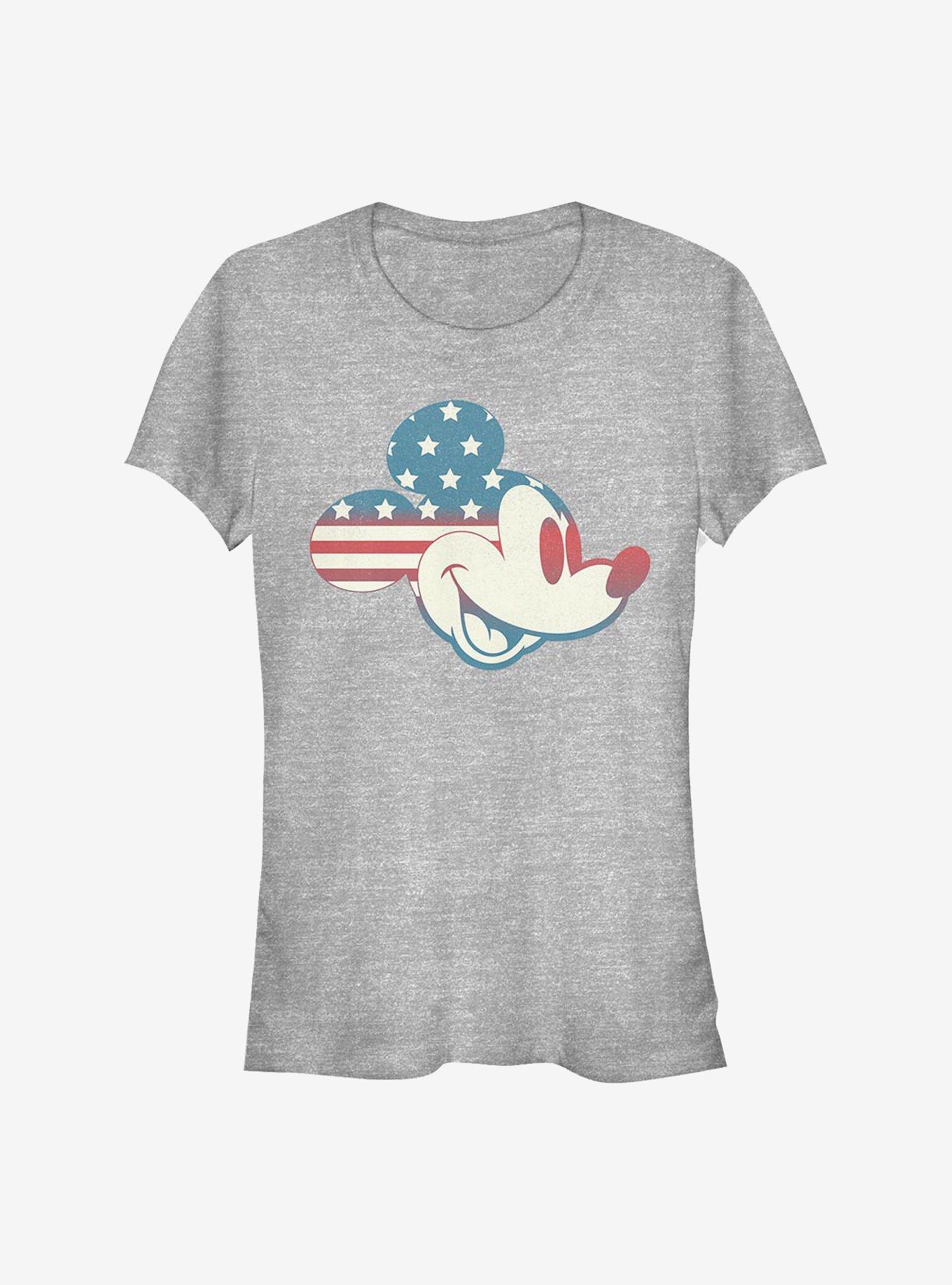 Disney Mickey Mouse America Flag Girls T-Shirt, , hi-res