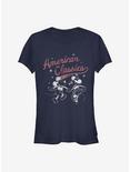 Disney Mickey Mouse American Classics Girls T-Shirt, NAVY, hi-res