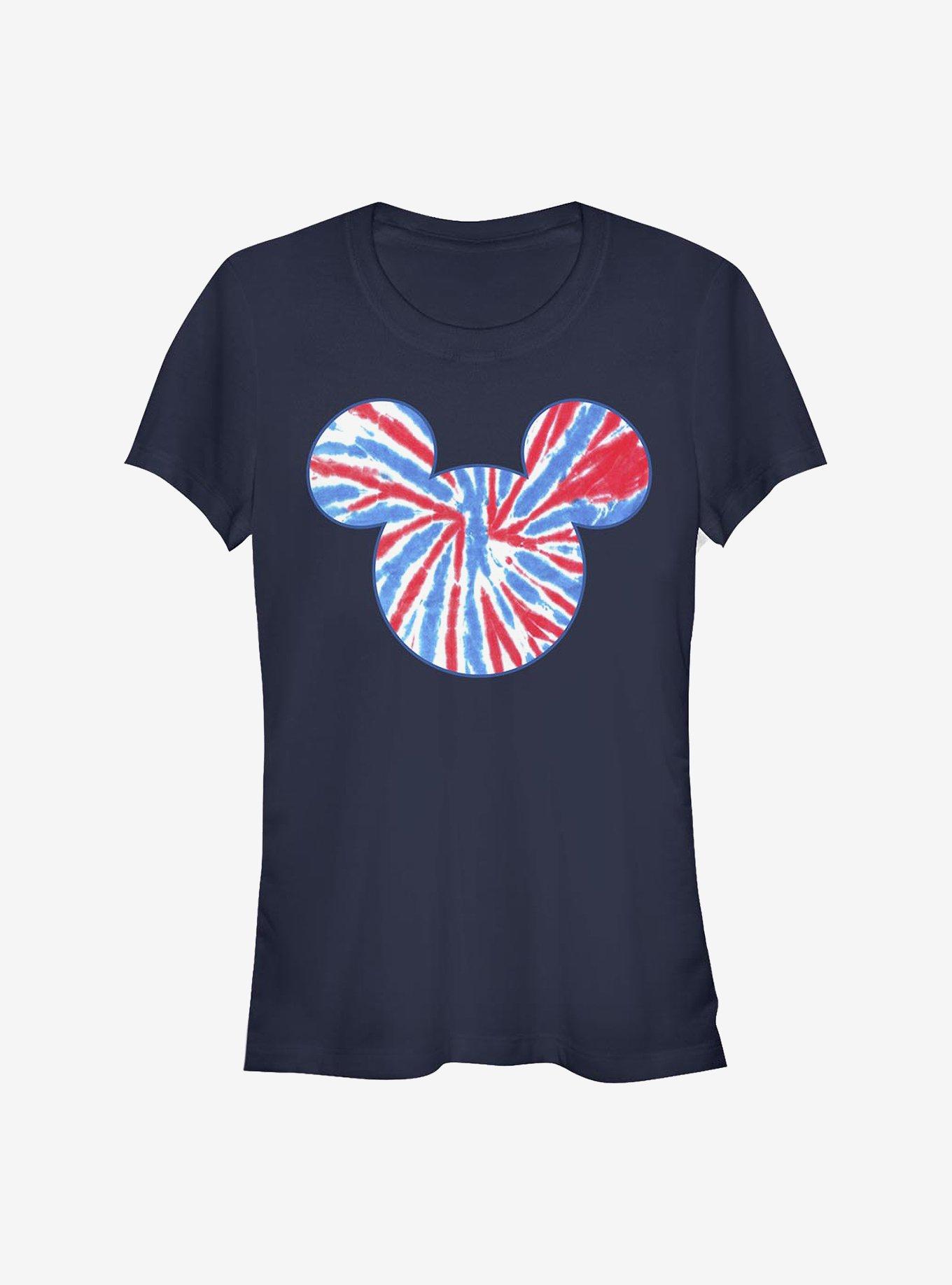 Disney Mickey Mouse Tie Dye America Girls T-Shirt, , hi-res