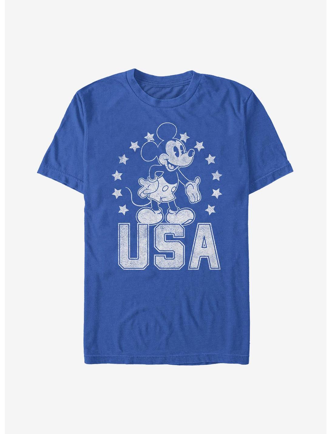 Disney Mickey Mouse USA Mickey T-Shirt, ROYAL, hi-res