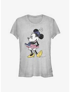 Disney Minnie Mouse Vintage U.S. Flag Girls T-Shirt, , hi-res