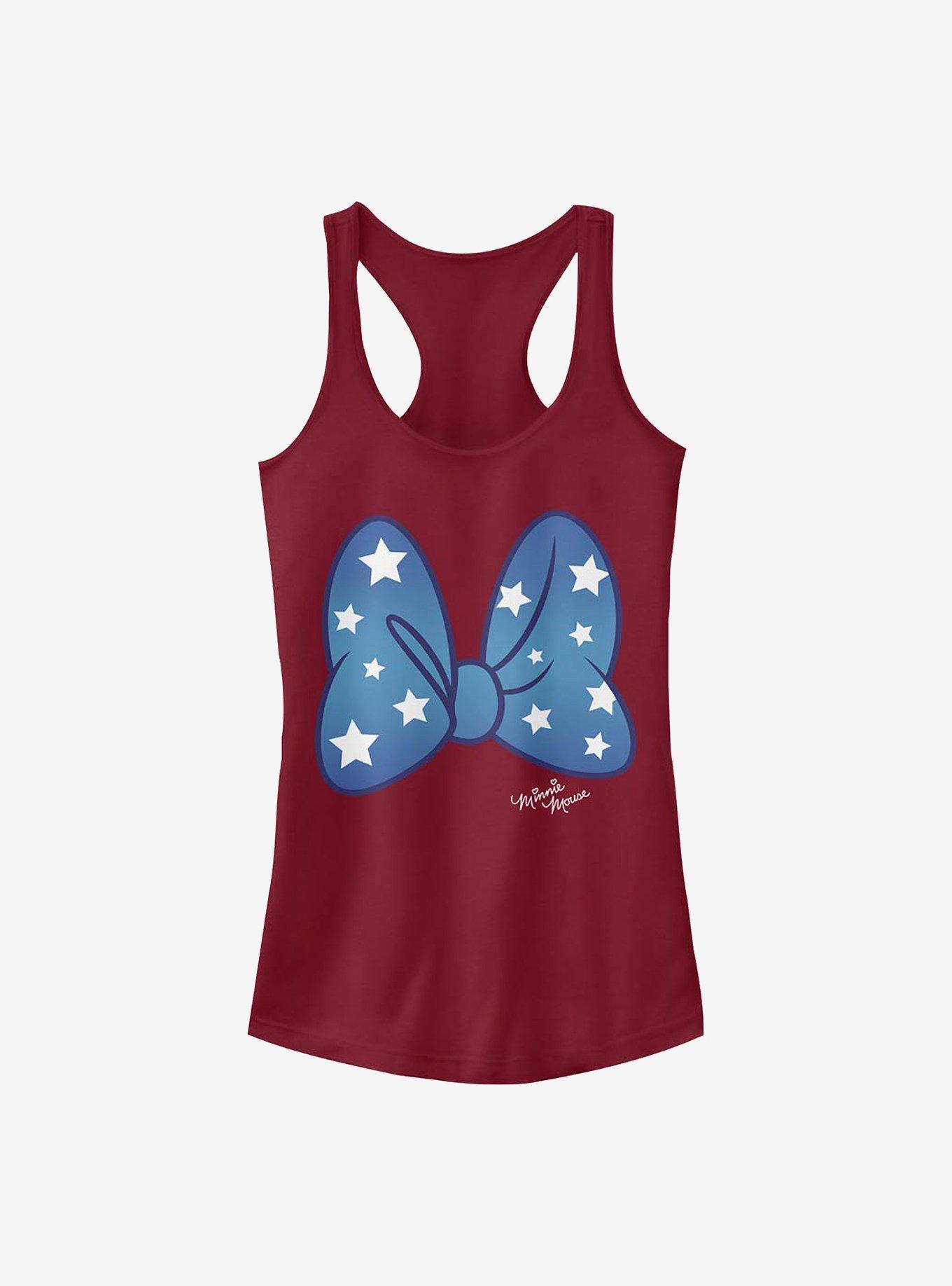 Disney Minnie Mouse Minnie Stars Bow Girls Tank, SCARLET, hi-res