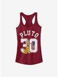 Disney Pluto Pluto Collegiate Girls Tank, SCARLET, hi-res
