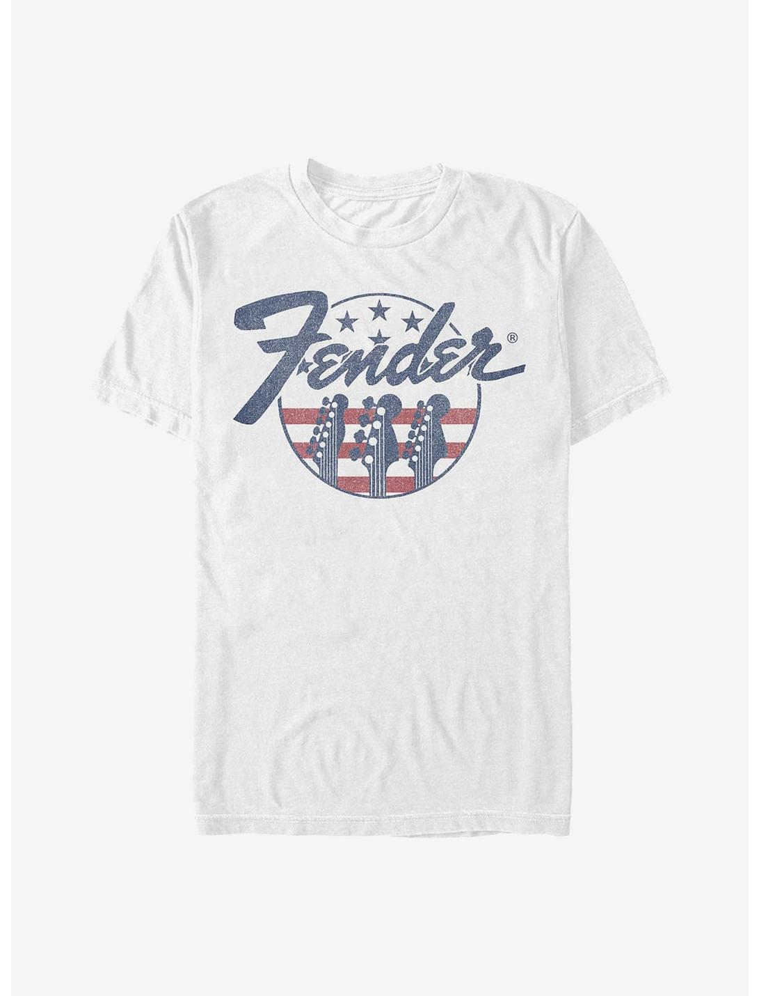 Fender Flag T-Shirt, WHITE, hi-res