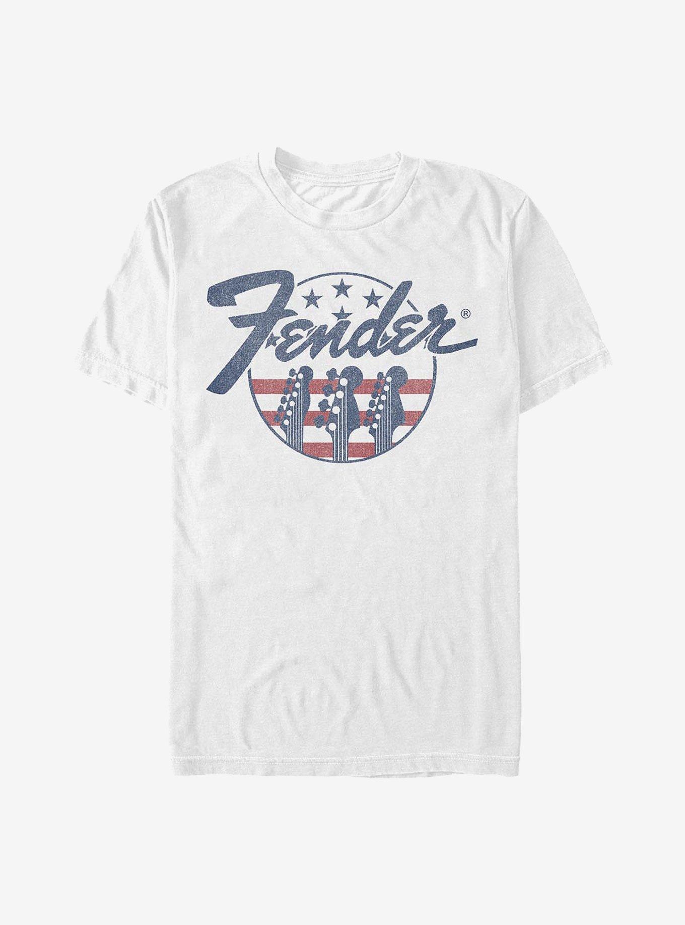 Fender Flag T-Shirt, WHITE, hi-res