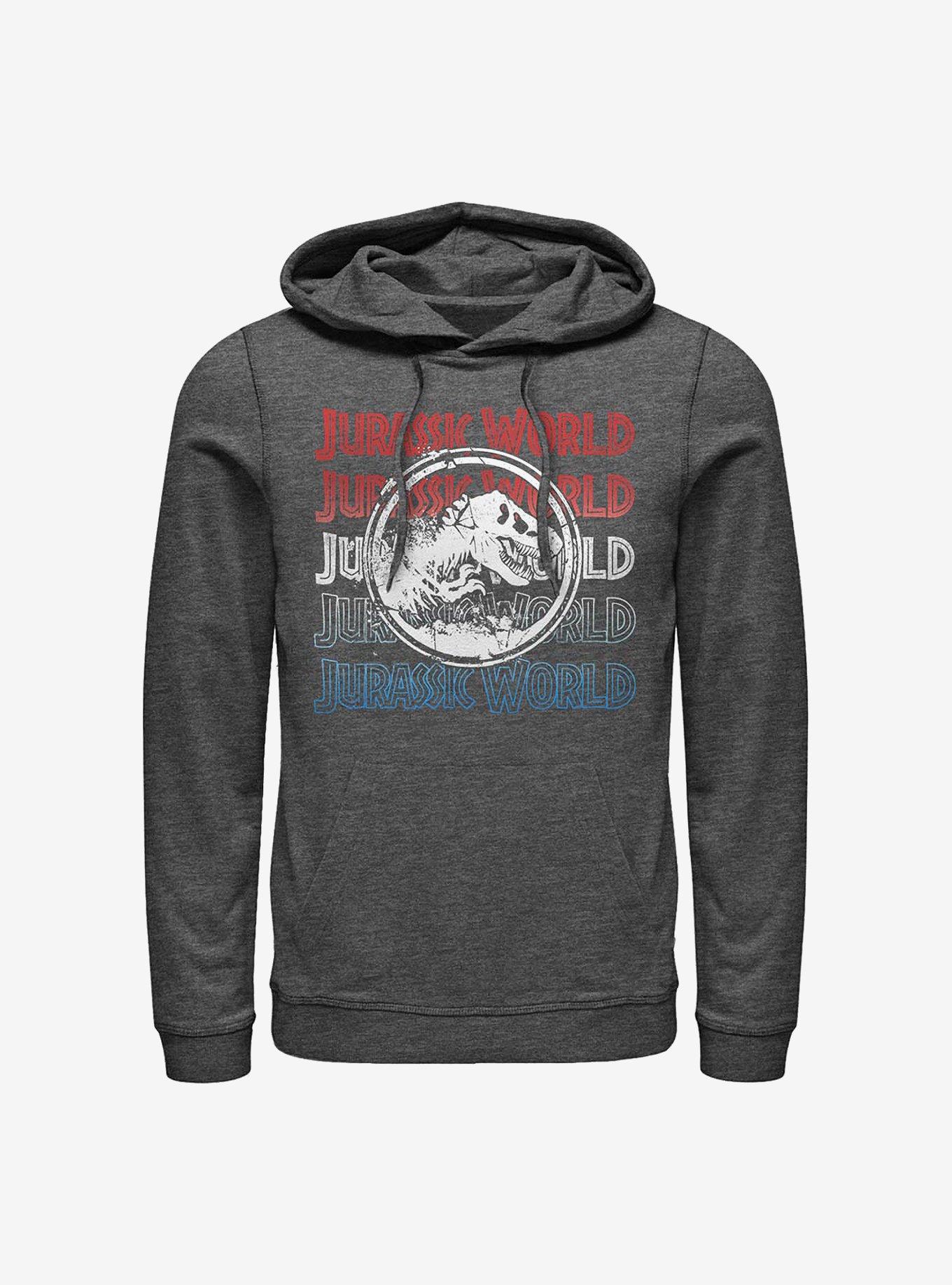 Jurassic Park Logo Repeat Hoodie