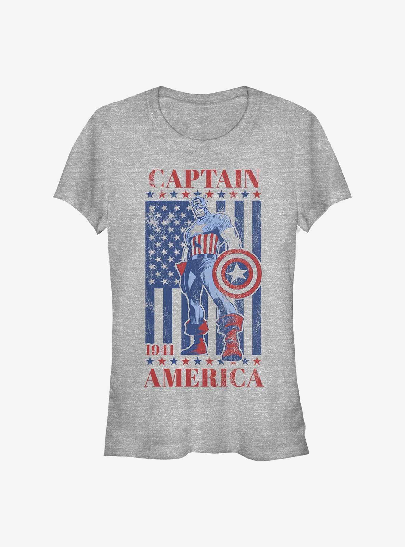 Marvel Captain America Captain 'Merica Girls T-Shirt, , hi-res