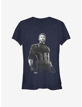 Marvel Captain America Fierce Pose Girls T-Shirt, , hi-res