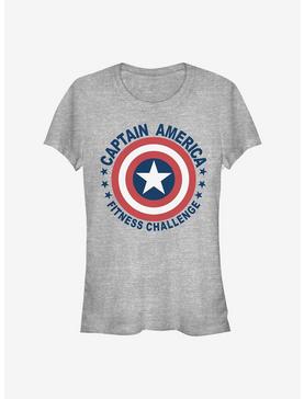 Marvel Captain America Fitness Challenge Girls T-Shirt, , hi-res