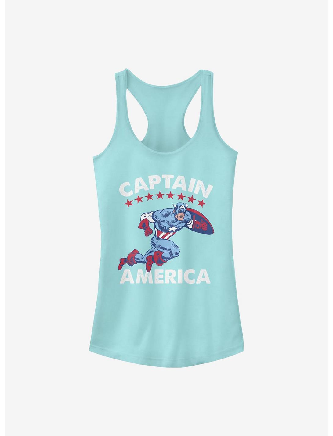 Marvel Captain America Classic Girls Tank, CANCUN, hi-res