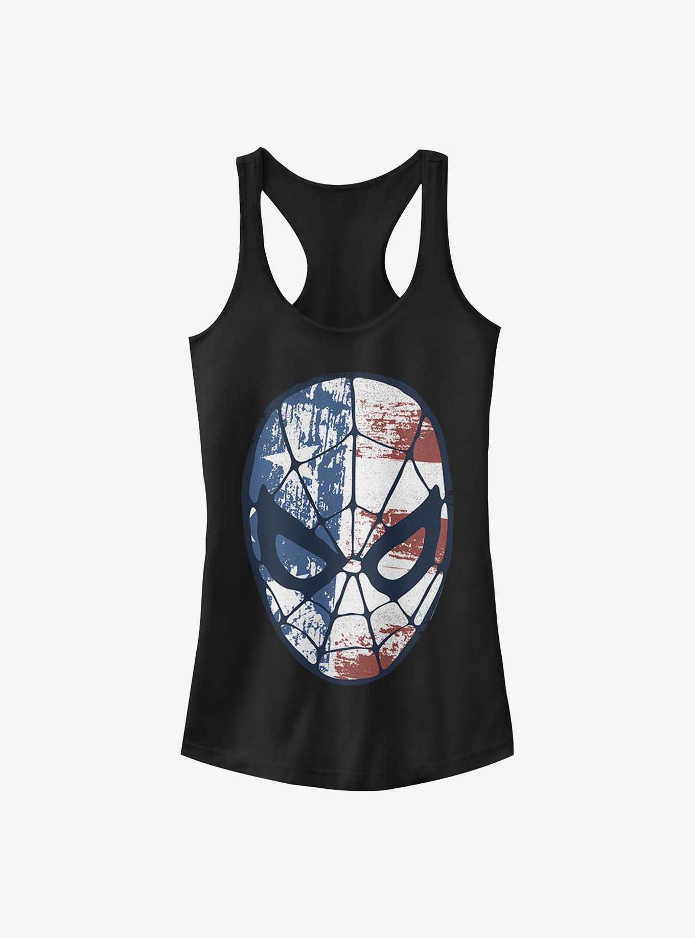 Marvel Spider-Man American Flag Girls Tank, , hi-res