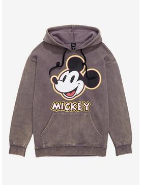 Our Universe Disney Mickey Mouse Mineral Wash Hoodie, GREY, hi-res
