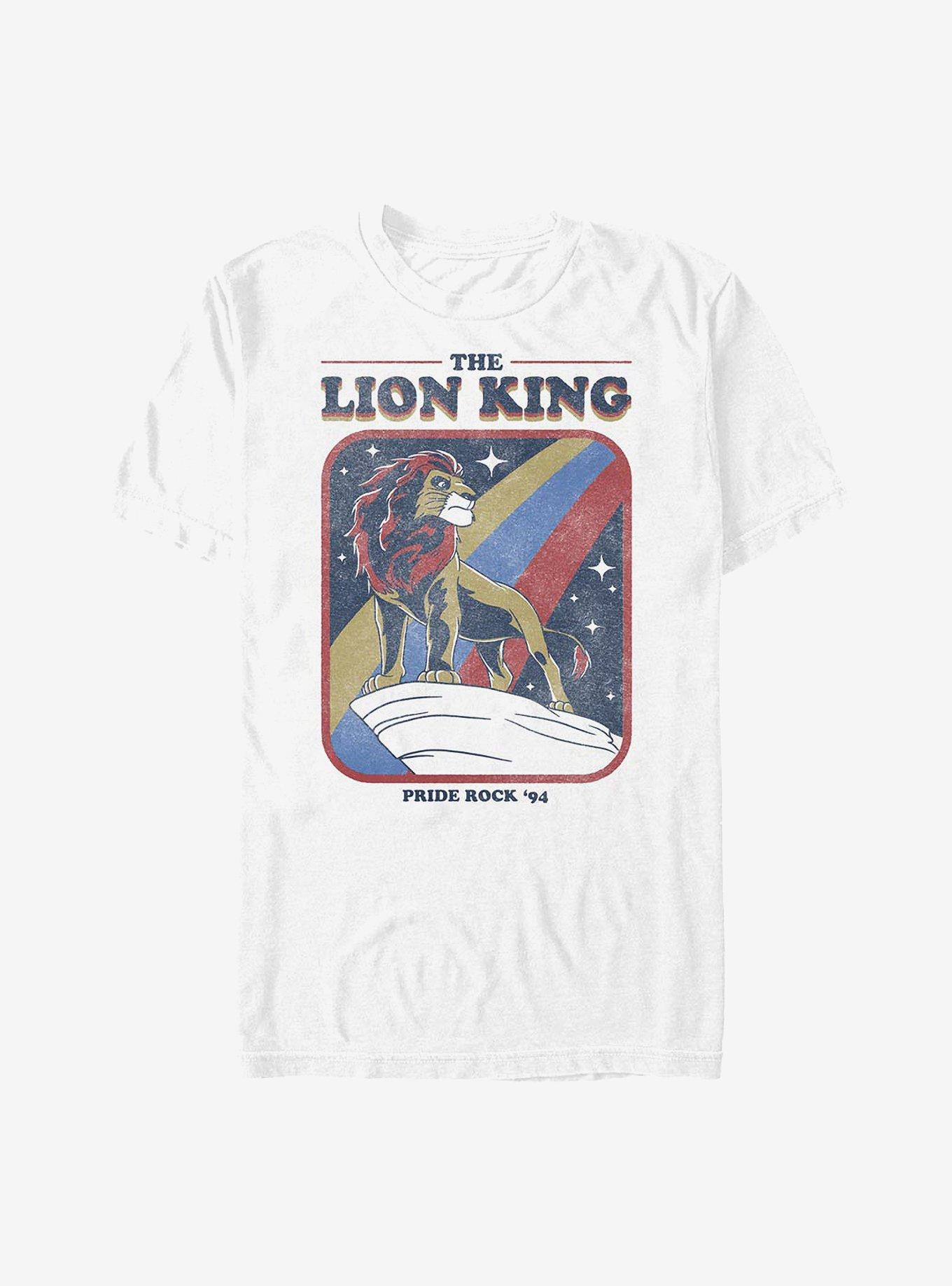 Disney The Lion King Simba Stripes T-Shirt, WHITE, hi-res