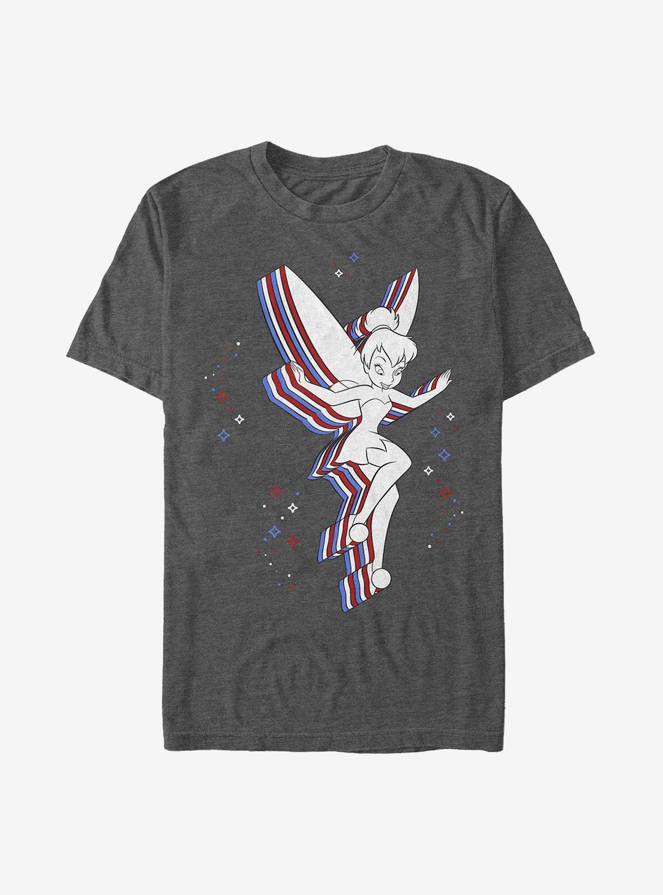 Disney Tink Stars T-Shirt, CHAR HTR, hi-res