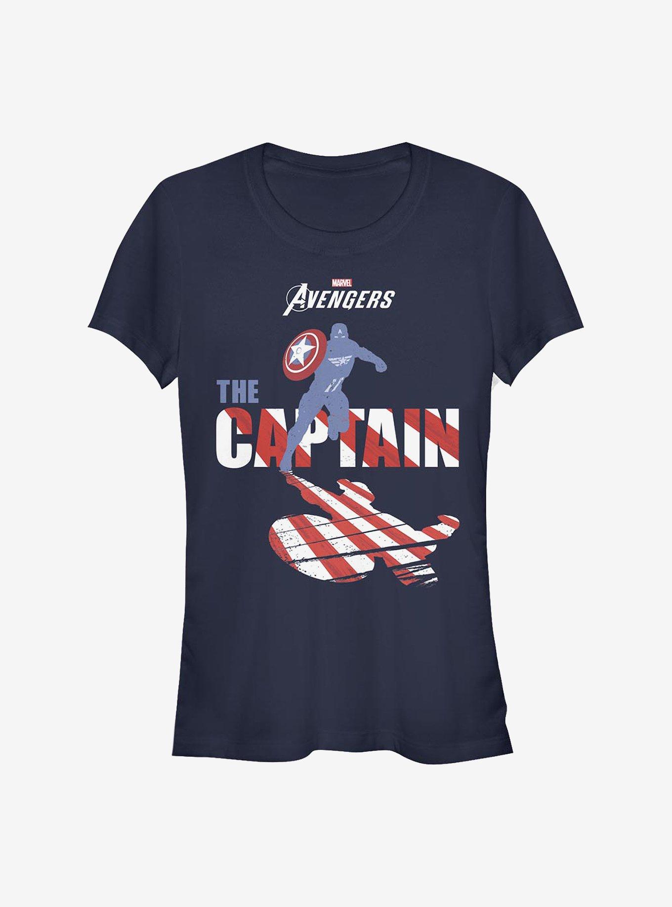 Marvel Captain America The Captain Girls TShirt