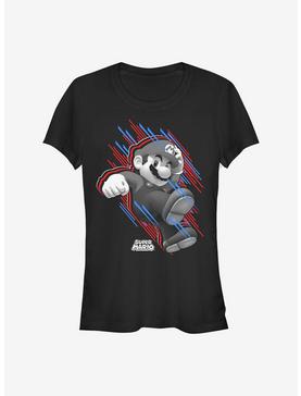 Nintendo Mario Fast Stripes Girls T-Shirt, , hi-res
