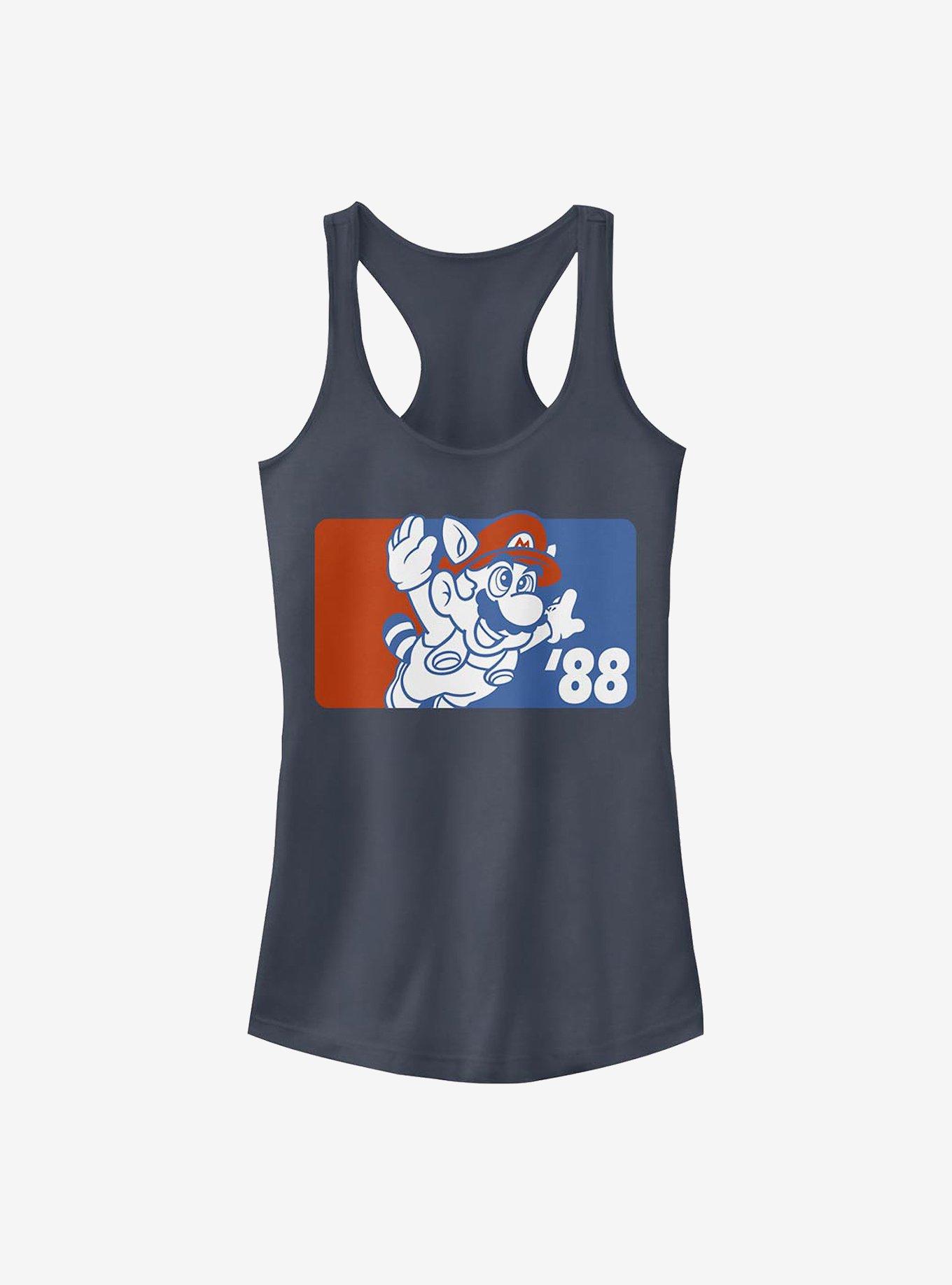 Nintendo Mario Red And Blue Fly Guy Girls Tank, INDIGO, hi-res