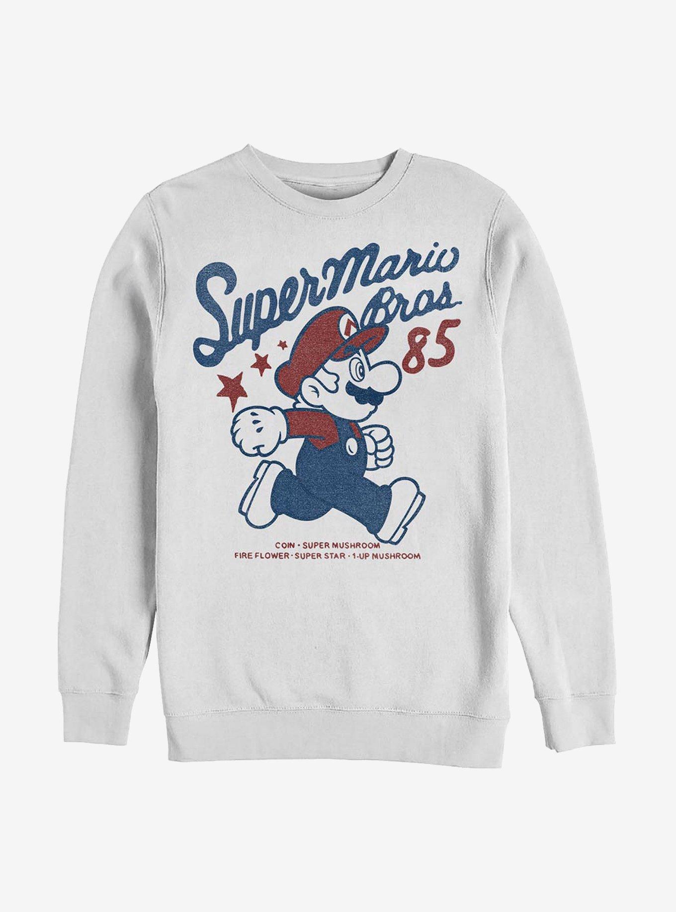 Nintendo Mario Stars 85 Crew Sweatshirt, , hi-res