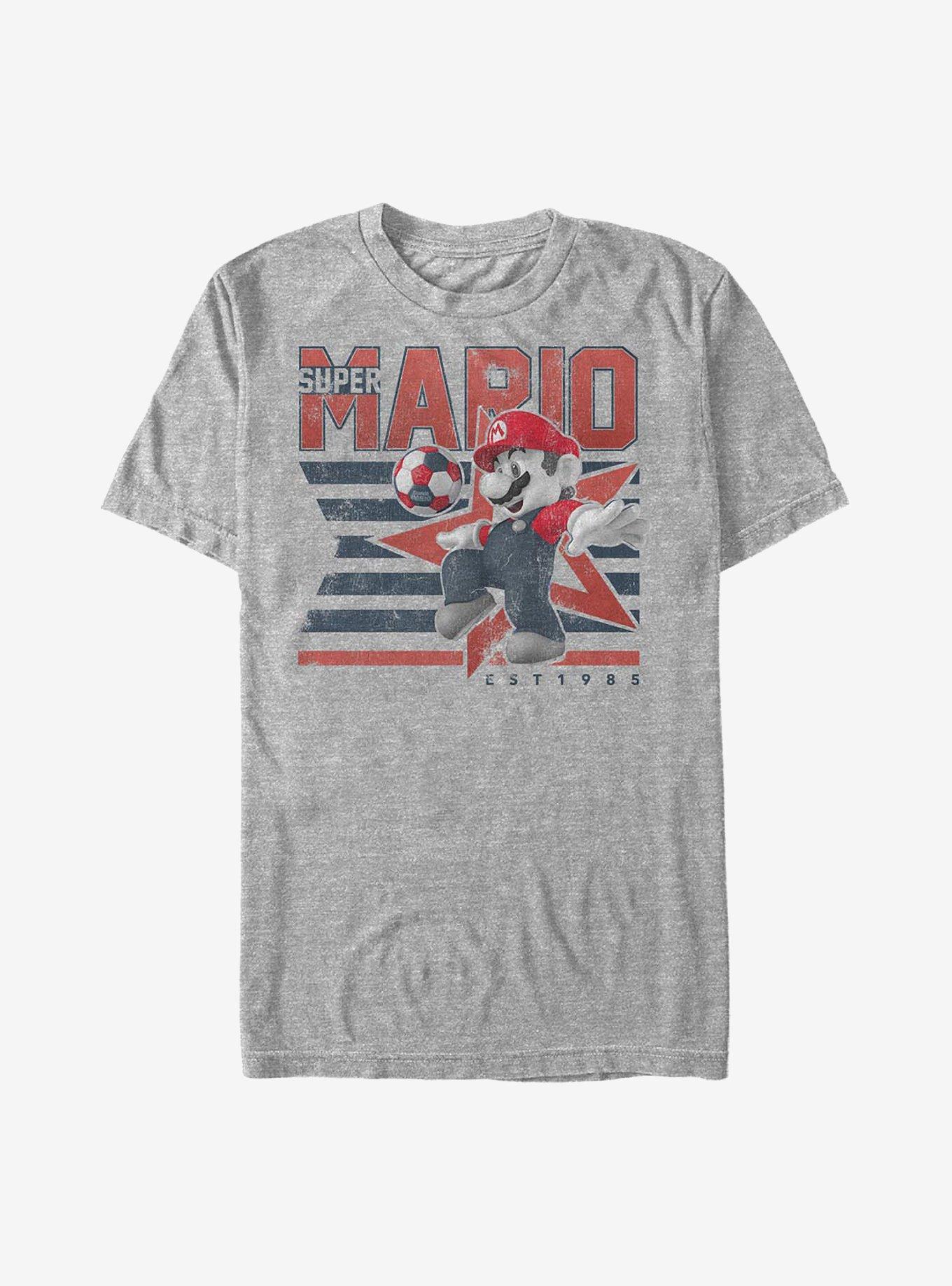 Nintendo Mario Soccer Stripes T-Shirt, , hi-res