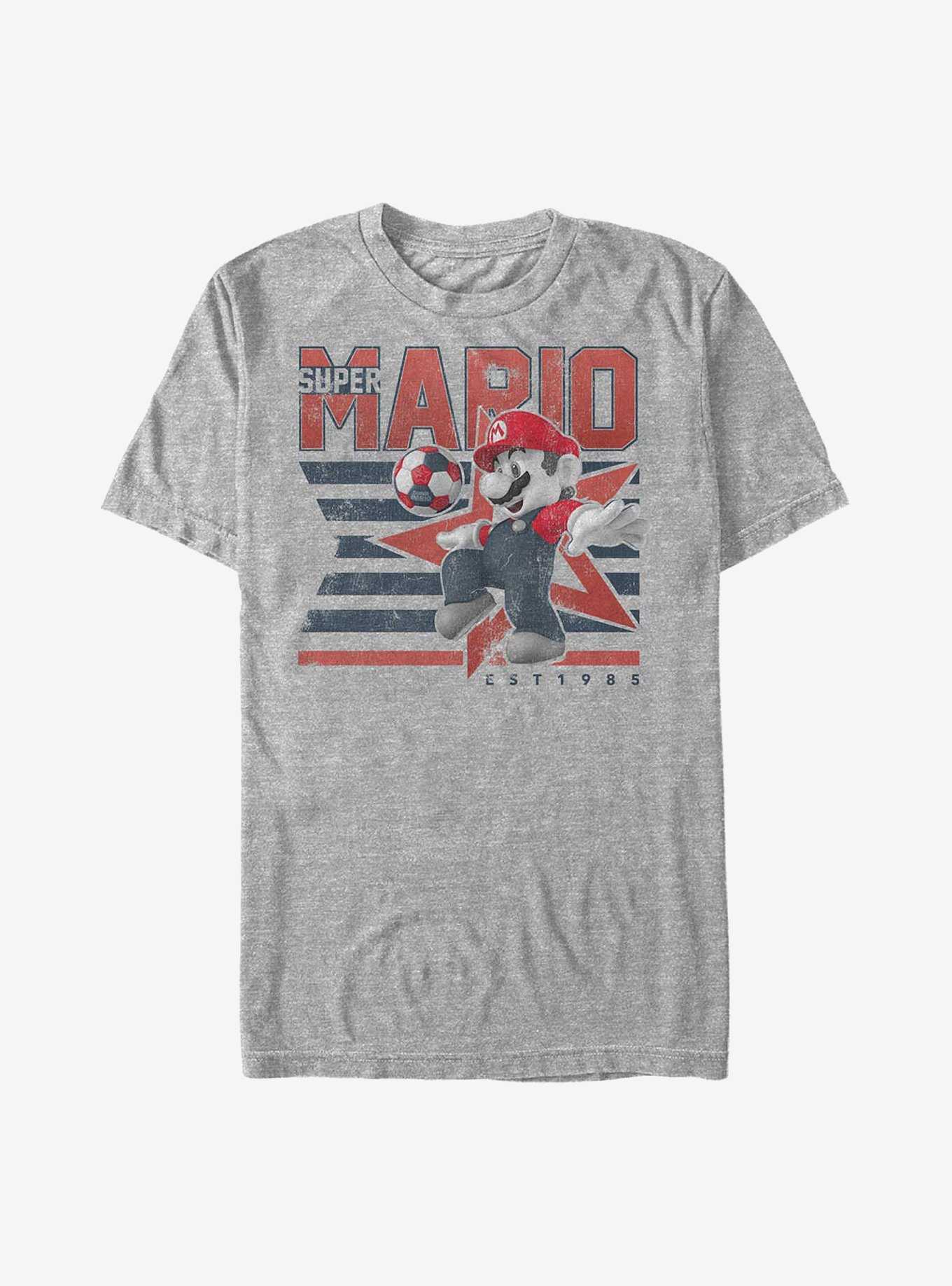 Nintendo Mario Soccer Stripes T-Shirt, , hi-res