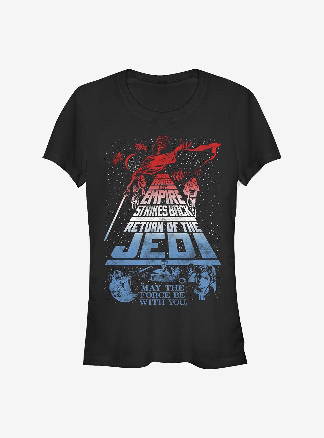 Star Wars Jedi Red White And Blue Title Girls T-Shirt, , hi-res
