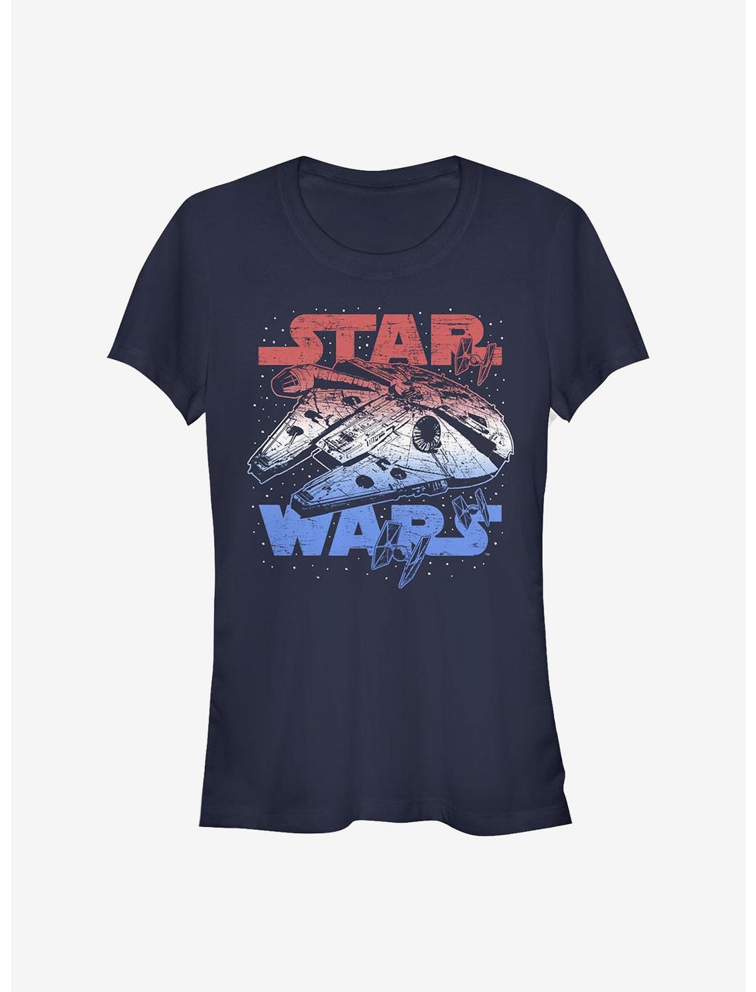 Star Wars Star Spangled Falcon Girls T-Shirt, , hi-res