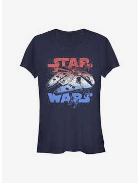 Star Wars Star Spangled Falcon Girls T-Shirt, , hi-res