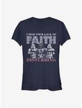 Star Wars Stars Lack Of Faith Girls T-Shirt, NAVY, hi-res